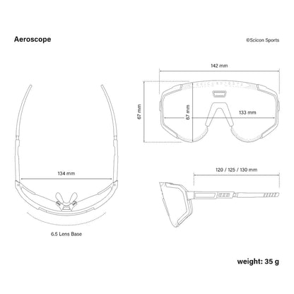 Scicon Sports Aeroscope Multimirror Blue/Pink Sunglasses