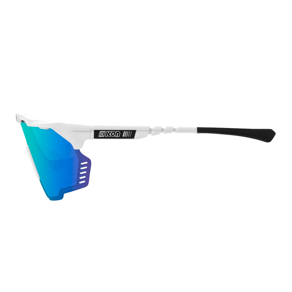 Scicon Sports Aeroshade Kunken Blue/White Multimirror Sunglasses
