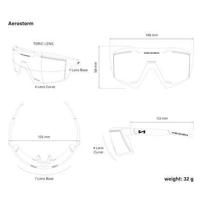 Scicon Sports Aerostorm Smoke Black Sunglasses