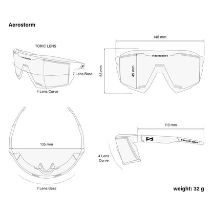 Scicon Sports Aerostorm Multimirror Green Sunglasses