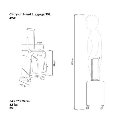 Scicon Sports Carry-On Hand Luggage Case