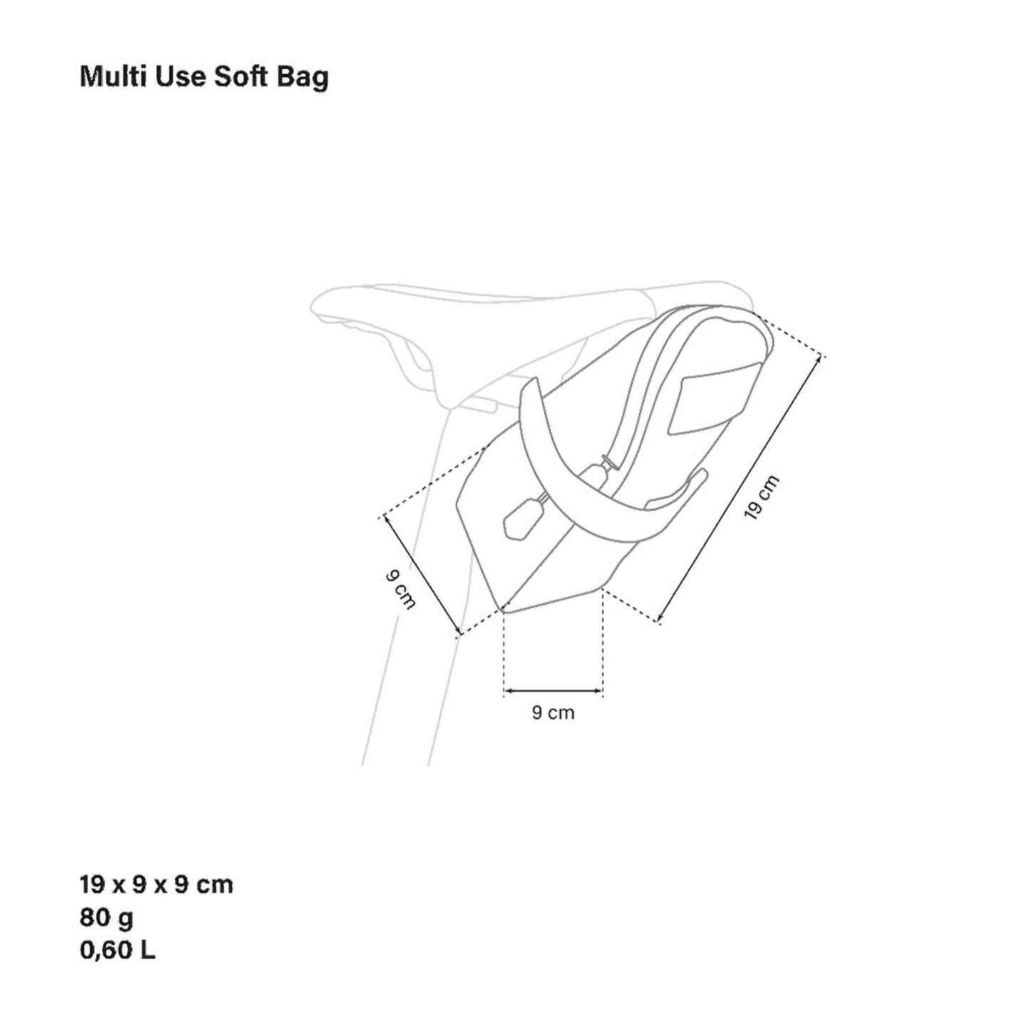 Scicon Sports Multi Use Soft Saddle Bag