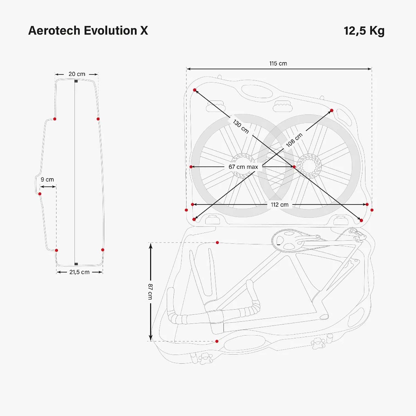 Scicon Sports Aerotech Evolution X TSA Bike Travel Case