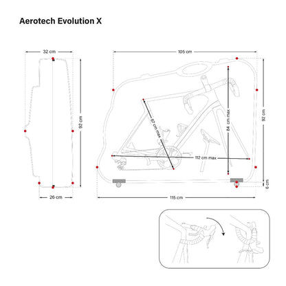 Scicon Sports Aerotech Evolution X TSA Bike Travel Case