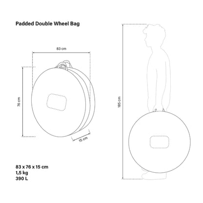 Scicon Sports Padded Double Wheel Bag