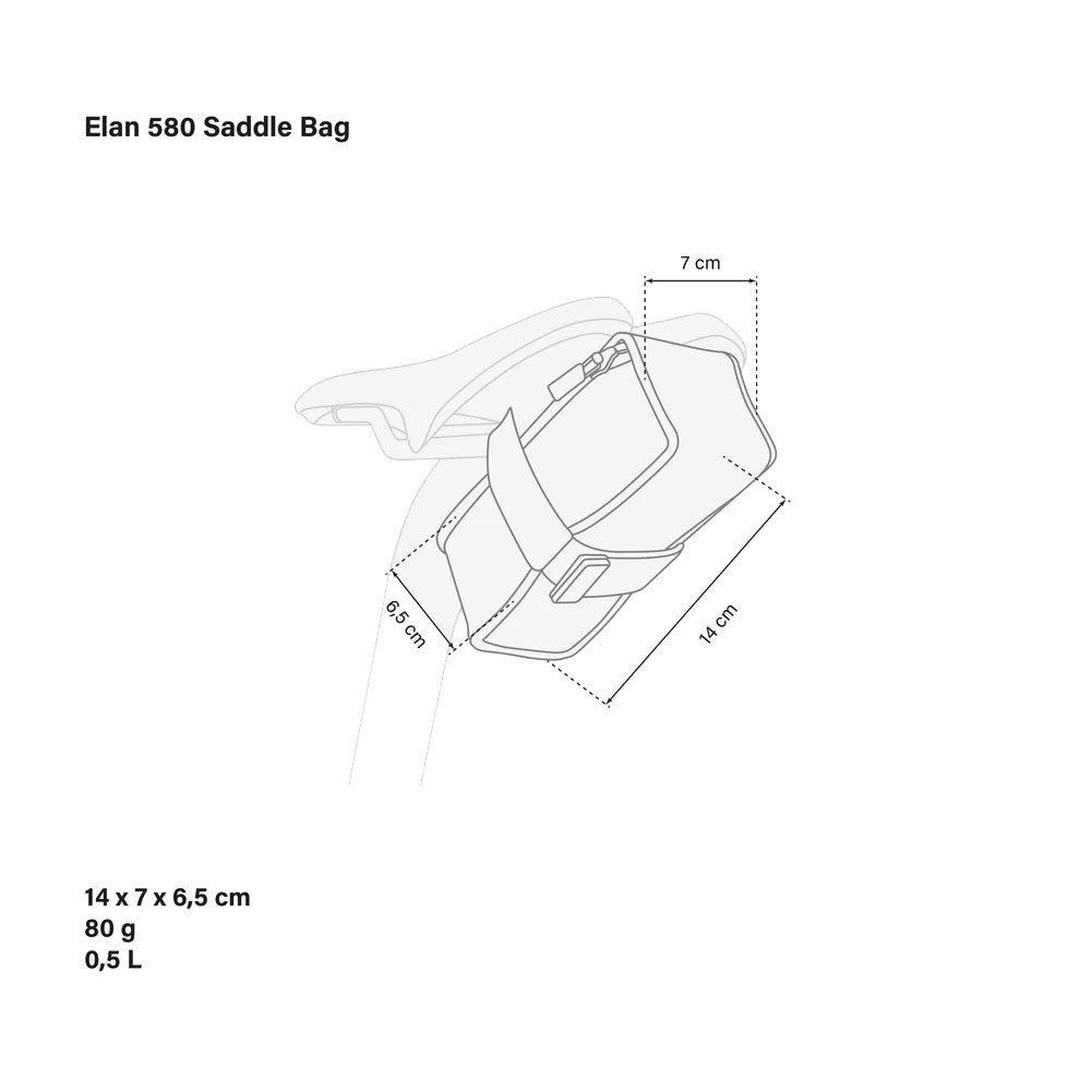 Scicon Sports Elan 580 Saddle Bag