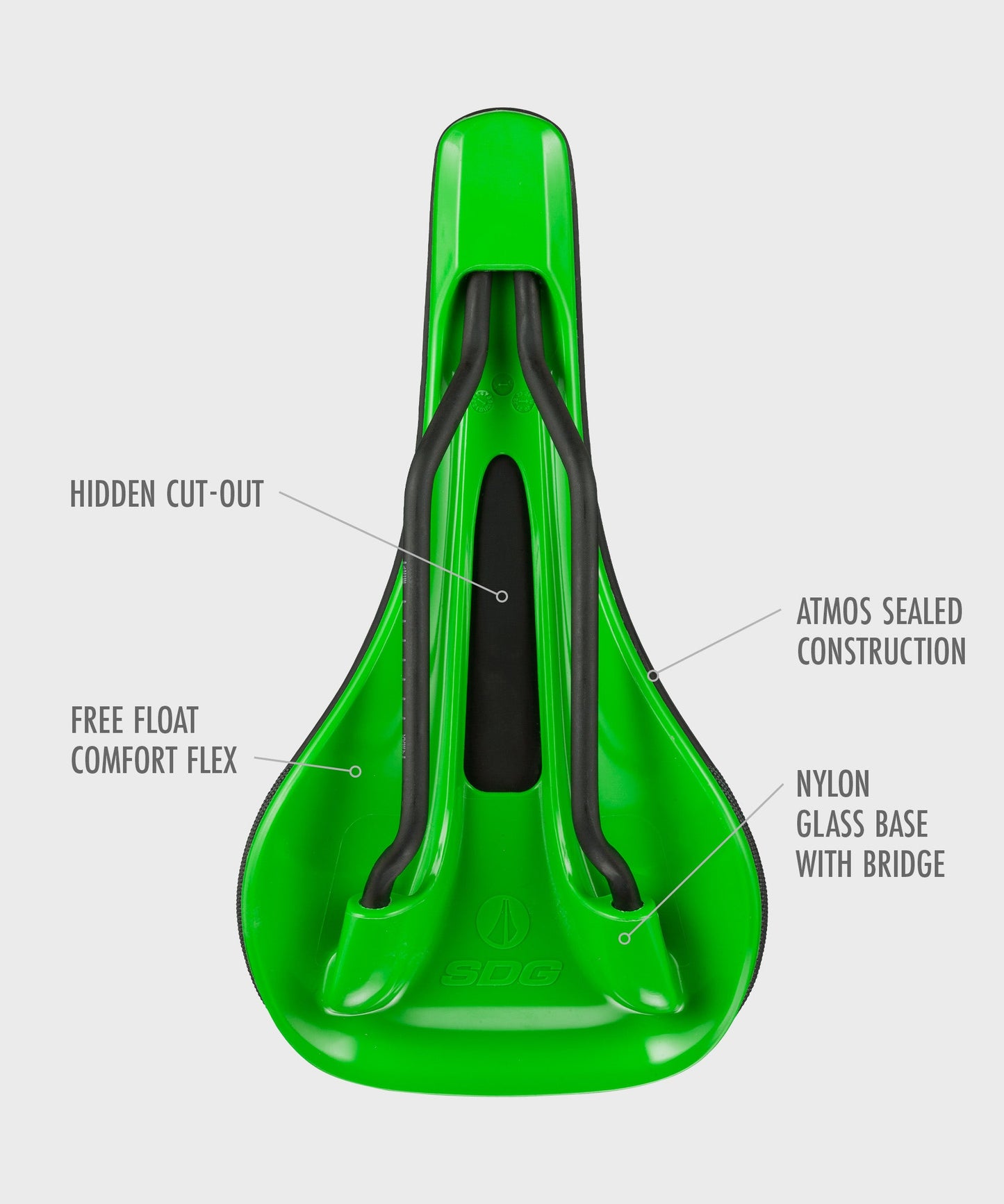 SDG Bel Air V3 Lux-Alloy Saddle Black / Olive