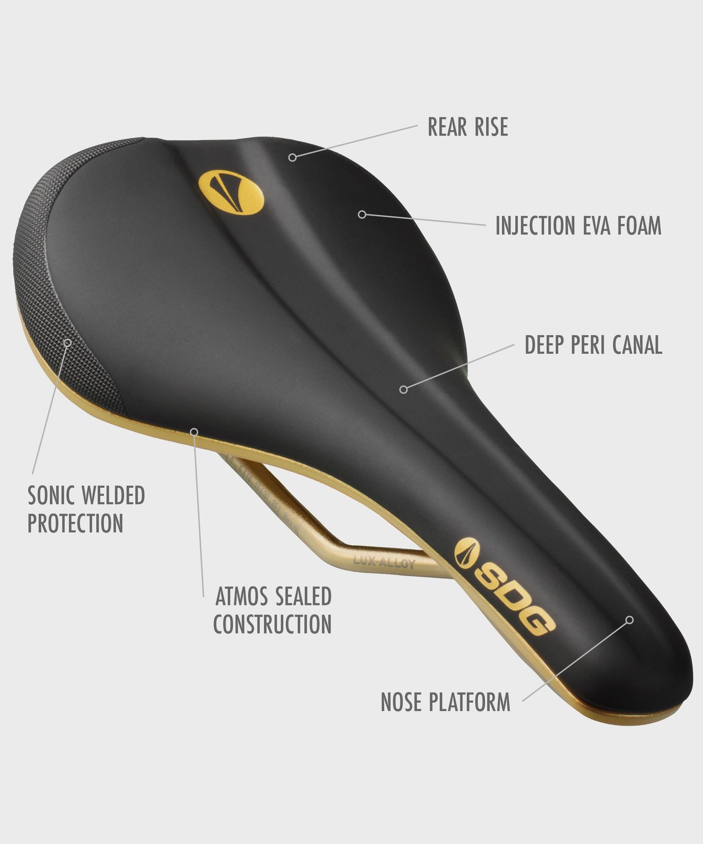 SDG Bel Air V3 Lux-Alloy Saddle Black / Olive