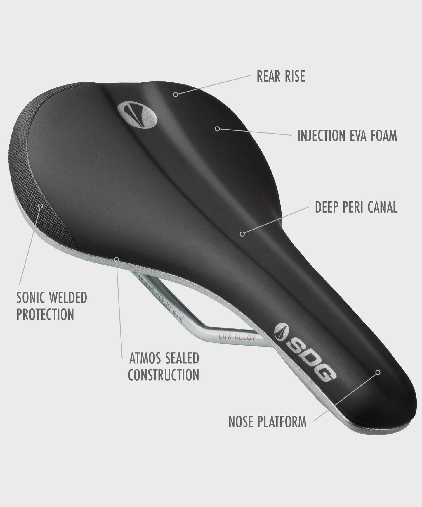 SDG Bel Air V3 Lux-Alloy Saddle Black / Olive