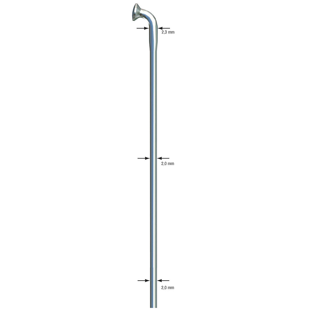 Sapim Strong Silver J-Bend Uncut Spokes (500)