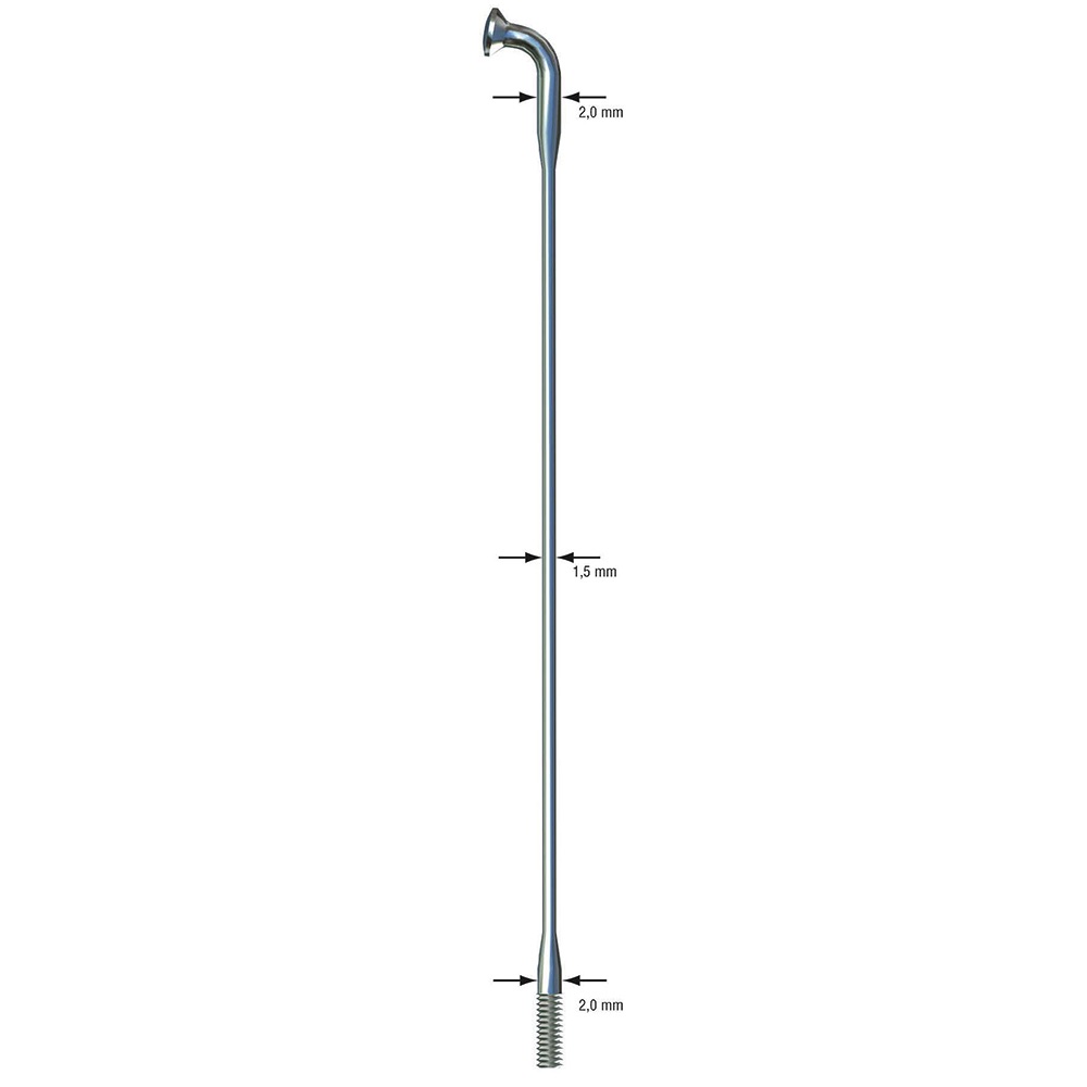 Sapim Laser Silver Spokes