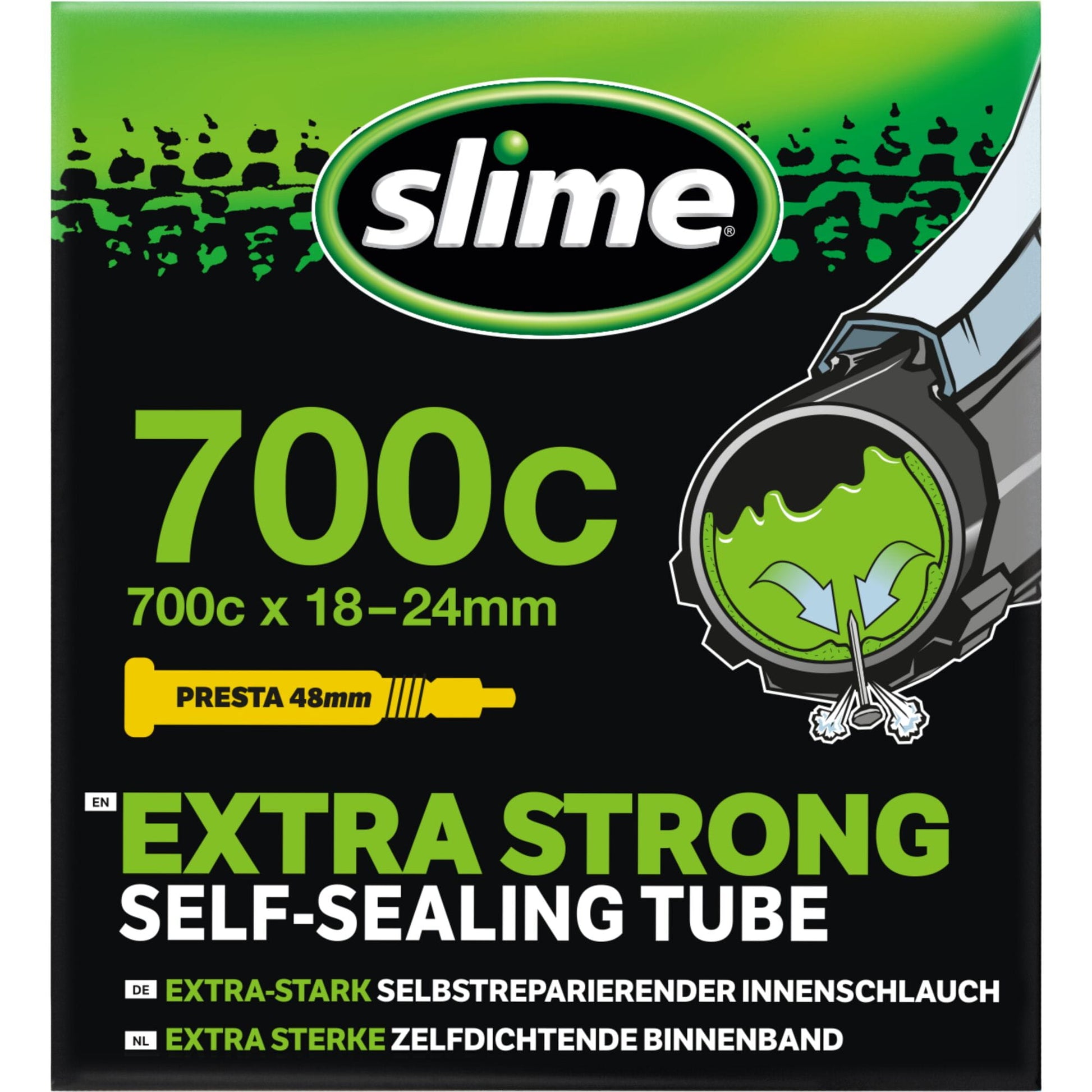 Slime Smart Tube - 700 x 18-24c - Presta Valve