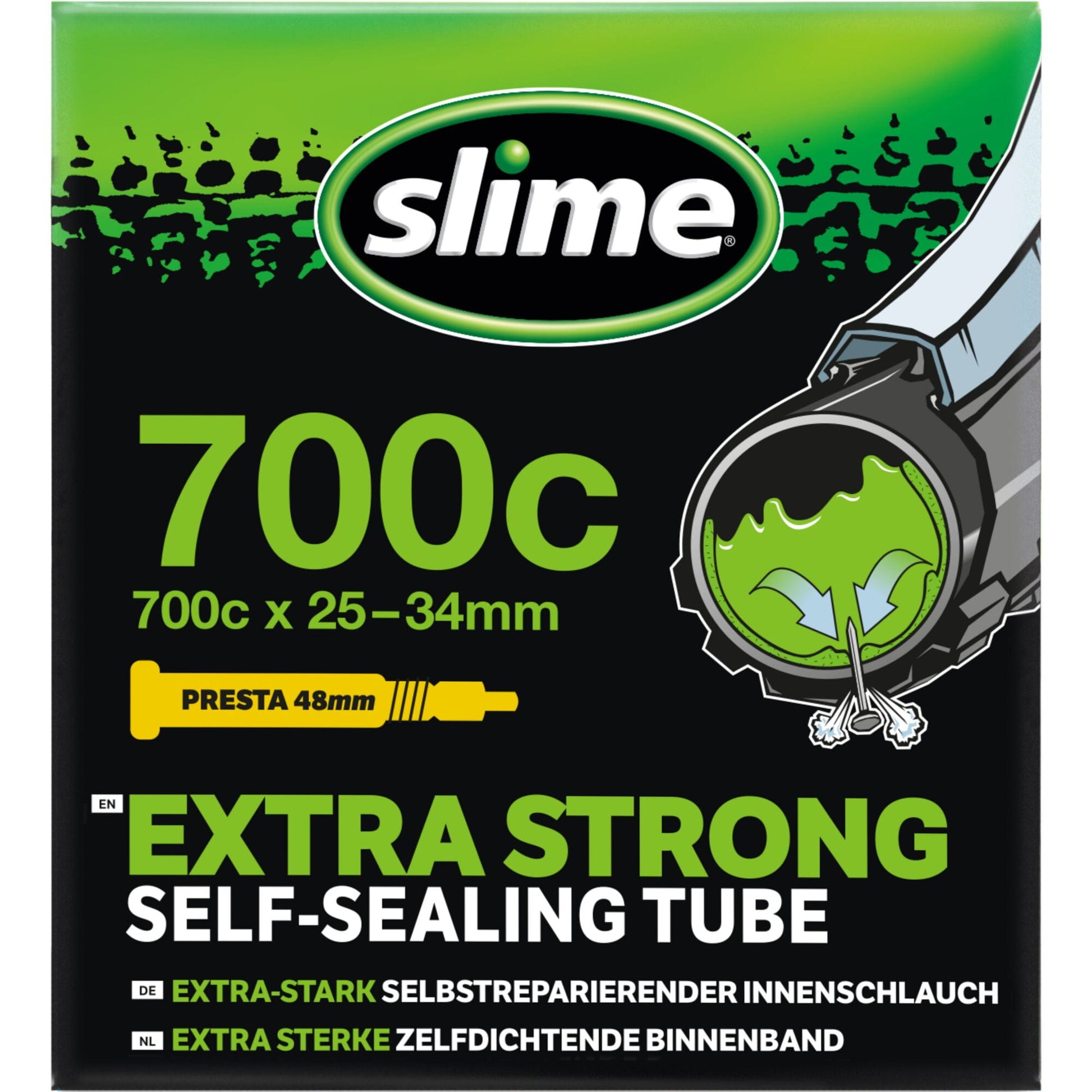 Slime Smart Tube - 700 x 25-34c - Presta Valve