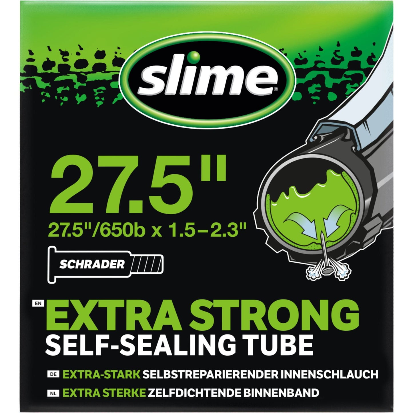 Slime Smart Tube - 27.5 x 1.50-2.30 inch - Schrader Valve