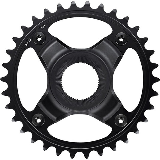 Shimano STEPS SM-CRE70-B 11/10/9spd single chainring 34T w/o chainguard chainline 53mm