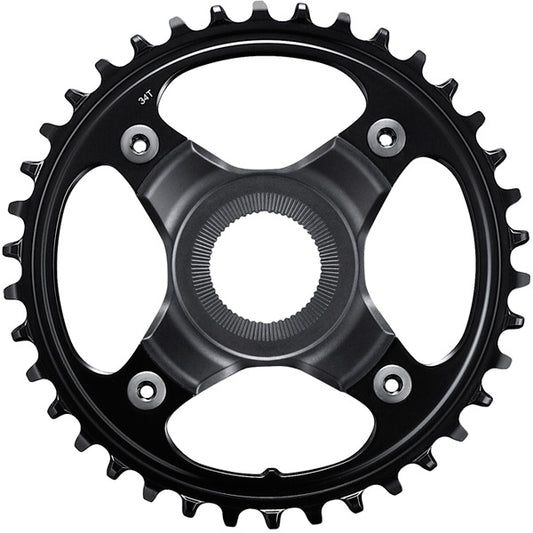 Shimano STEPS SM-CRE80-B 11/10spd DCE single chainring 34T w/o c/guard, chain line 53mm