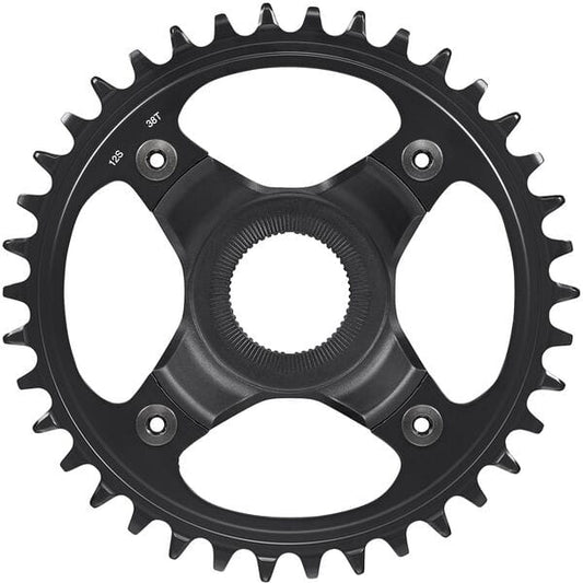 Shimano STEPS SM-CRE80-12-B 12spd DCE single chainring 38T, w/o chain guard, chain line 55mm