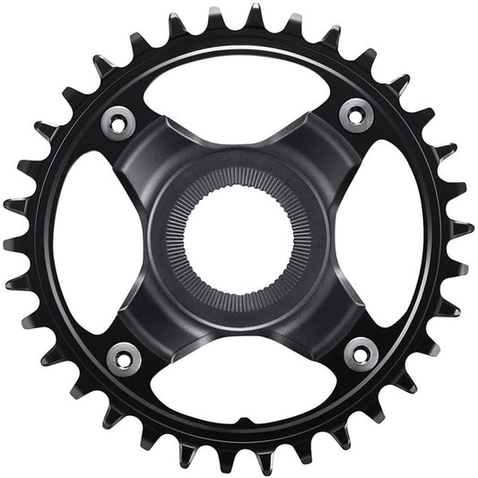 Shimano STEPS SM-CRE80-12-B 12spd DCE single chainring 36T, w/o chain guard, chain line 53mm