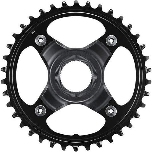 Shimano STEPS SM-CRE80-B 11/10spd DCE single chainring 38T w/o c/guard, chain line 55mm