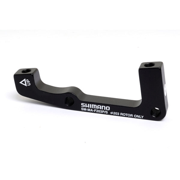 Shimano Disc adapter for post mount calliper, for I/Std fork, for 203mm rotor