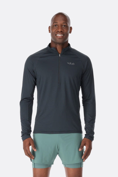 Rab Sonic Long Sleeve Zip - Beluga