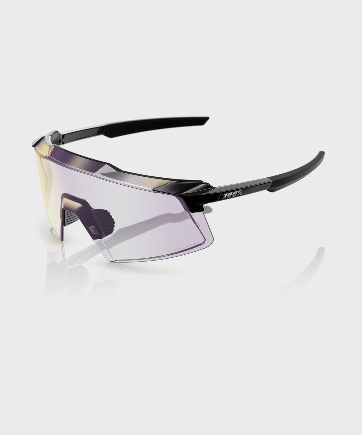100% Aerocraft Glasses Purple Mirror / Photochromic Lens