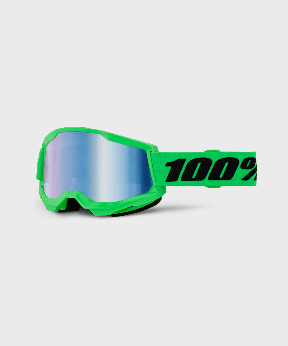 100% Strata 2 Goggle Neon Green