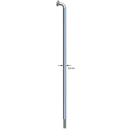 Sapim Leader Silver Spokes