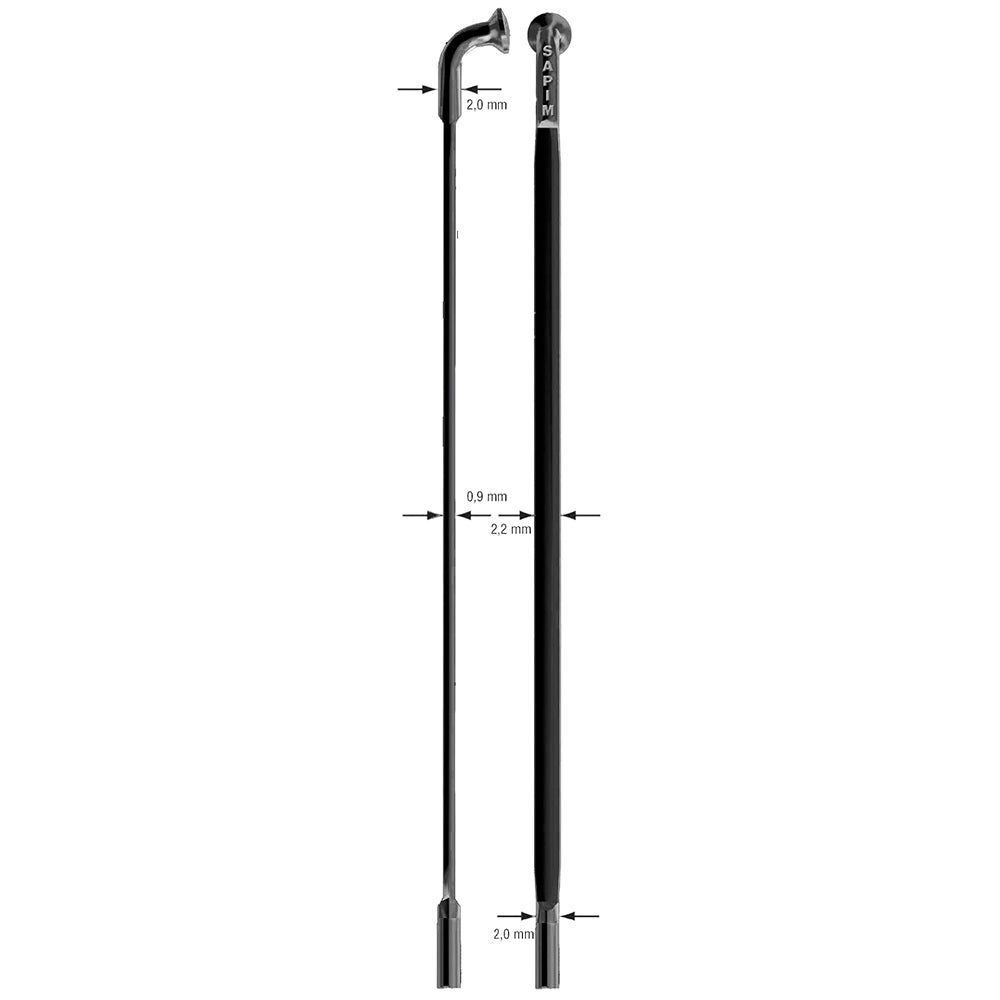 Sapim CX-Ray Black J-Bend Uncut Spokes (500)