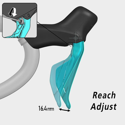 Shimano GRX ST-RX715 GRX wireless Di2 shift hydraulic STI lever, 12-speed, right hand