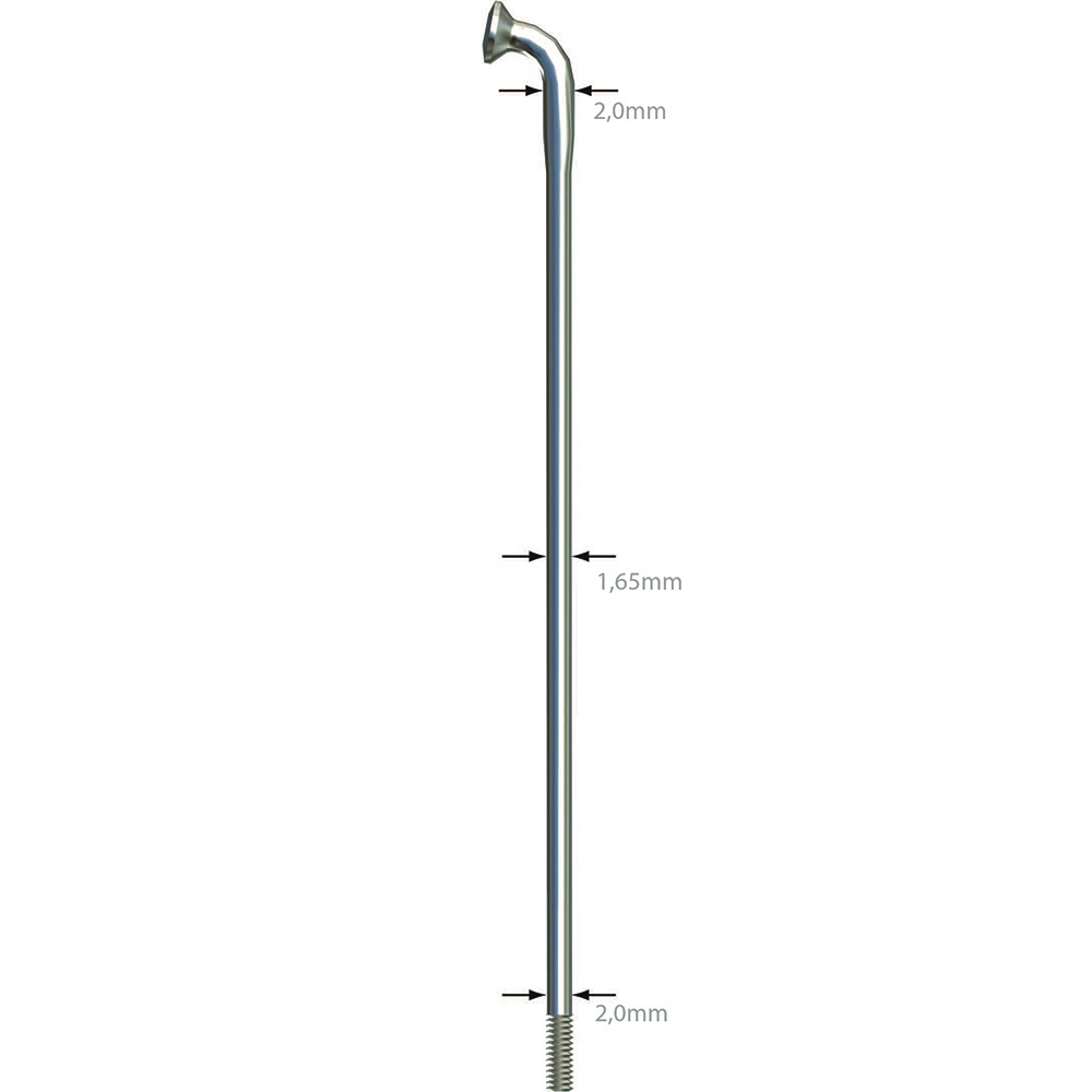Sapim D-Light Silver Disc Spokes