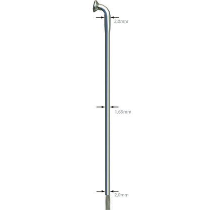 Sapim D-Light Silver Disc Spokes