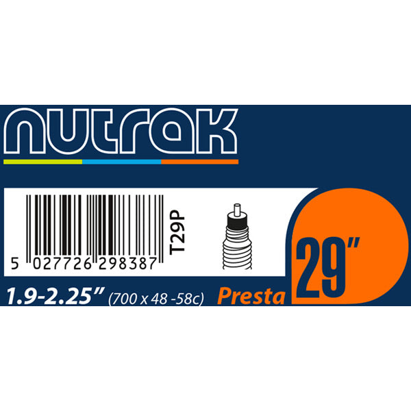 Nutrak Inner Tube 29" Presta or Schrader