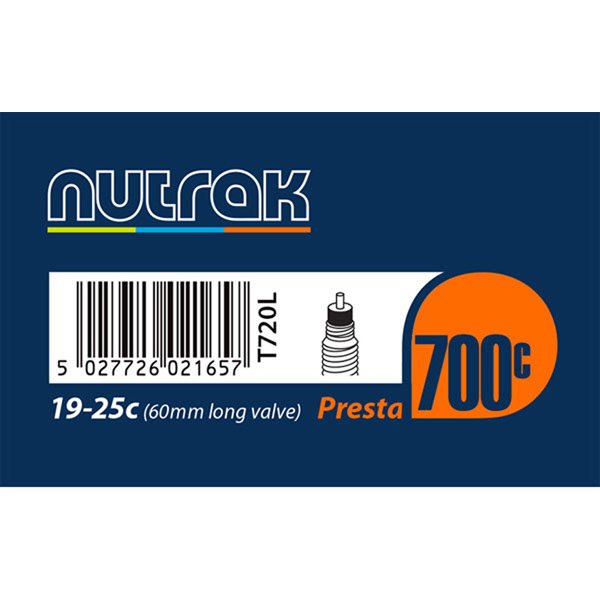 Nutrak Inner Tube 700C Presta or Schrader Valve
