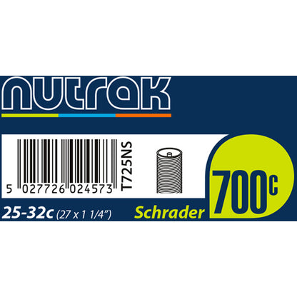 Nutrak Inner Tube 700C Presta or Schrader Valve