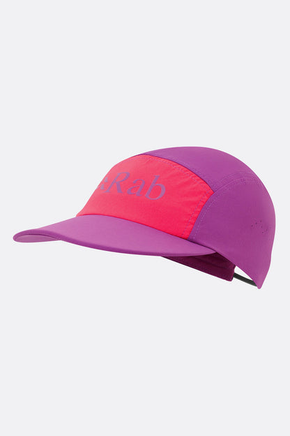Talus 5 Panel Cap - Plum/Watermelon