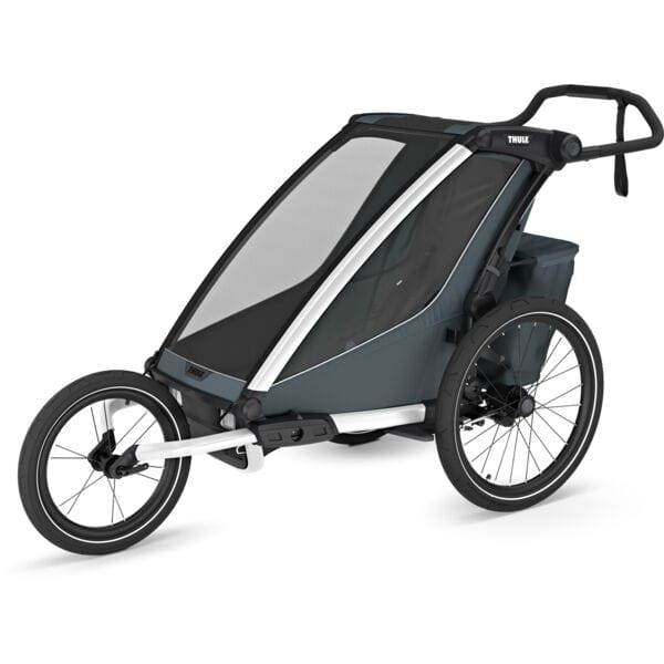 Thule Chariot Cross 2 Single child carrier with cycling and strolling kit - Dark Slate