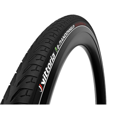 Vittoria E-Randonneur 700x40c Rigid Full Black Refl G2.0 Tyre