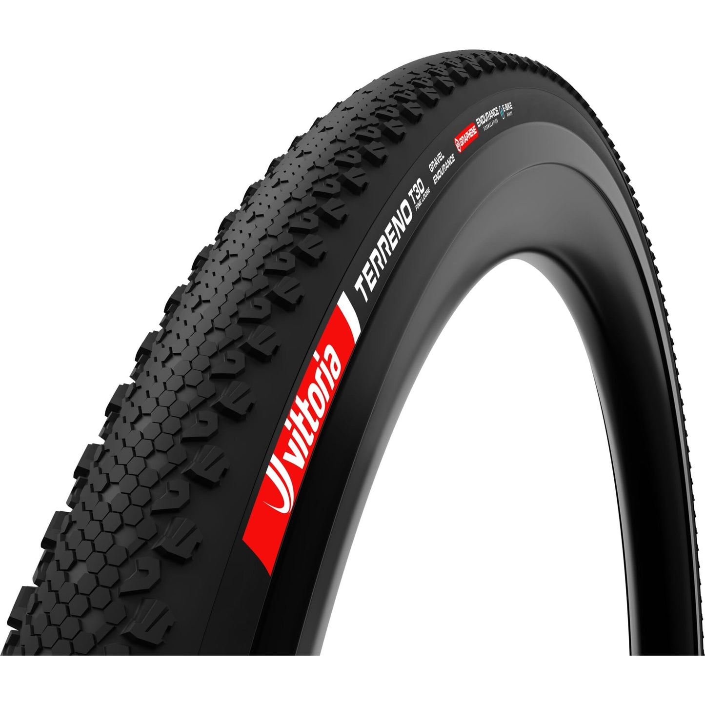 Vittoria Terreno T30 Fine Loose 700x38c Gravel Sport Folding Full Black Tyre