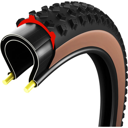 Vittoria Torrente XC Race 29x2.25 Brown Tubeless Ready Tyre