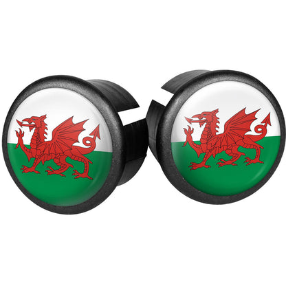 Velox Pictured Bar End Plugs