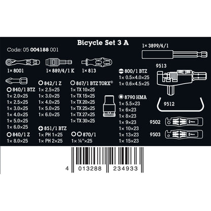 Wera Tools Bicycle Set 3 A 40 Pack
