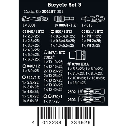 Wera Tools Bicycle Set 3 41 Pack