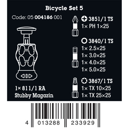 Wera Tools Bicycle Set 5, 7 Pieces