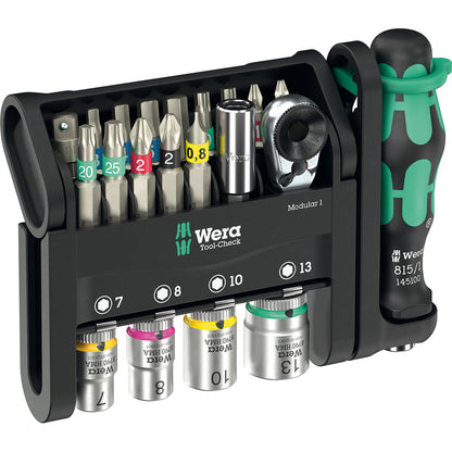 Wera Tools Tool Check Modular 1, 21 Pieces