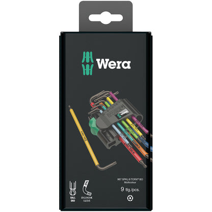 Wera Tools 967 SPKL/9 SB Torx BO Multi BlackLaser L-Keys