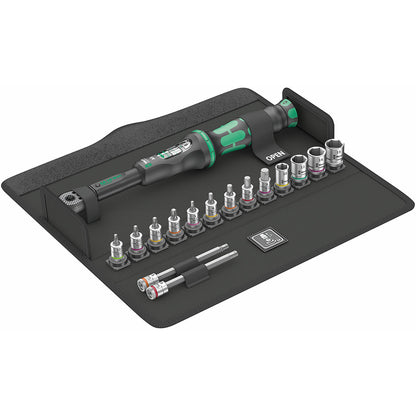Wera Tools Bicycle Torque Set 1 And Zyklop Socket Set 16pcs