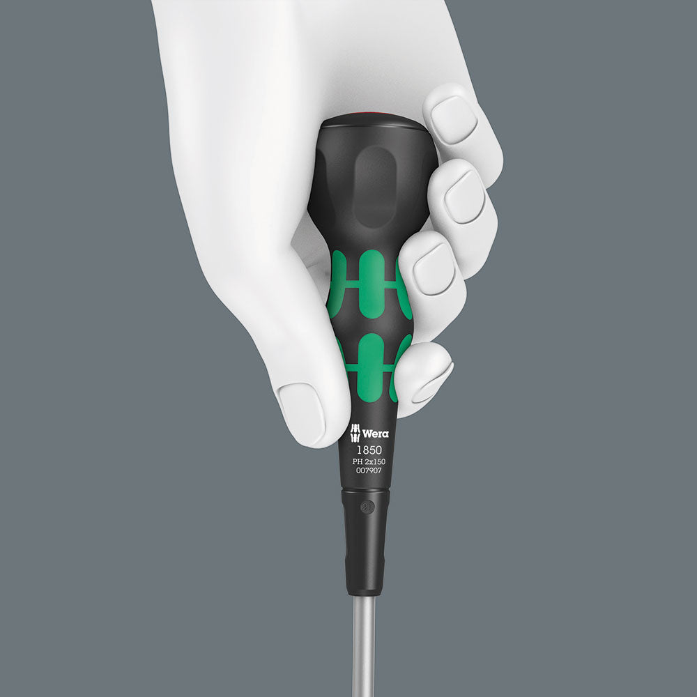 Wera Tools 1850 Kraftform Phillips Ball Grip Screwdriver