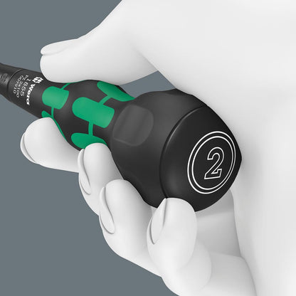 Wera Tools 1850 Kraftform Pozidriv Ball Grip Screwdriver