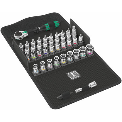 Wera Tools 8100 SA All-in Zyklop Speed Ratchet Set 1/4 Drive 42pcs